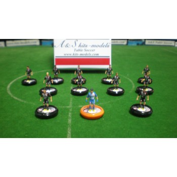 Subbuteo Andrew Table Soccer Olympiacos 2005-2006 away kit on WSB Professional Bases